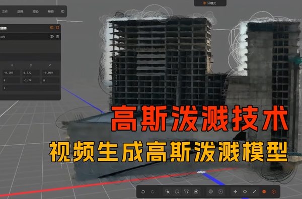 逆天！视频能直接生成高斯泼溅模型了