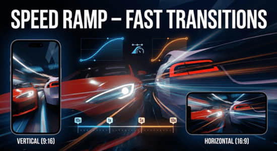 PR模板-丝滑流畅变速视频转场过渡预设