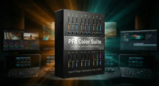 【达芬奇插件】电影感视频调色插件 PFA ColorSuite v6.5.0 Win版