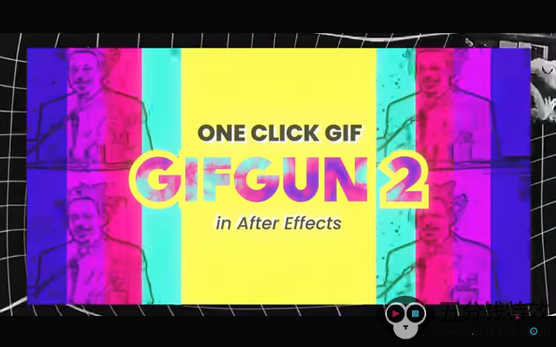 【AE脚本】一键快速输出GIF格式动图插件 GifGun 2.2.1 Win/Mac