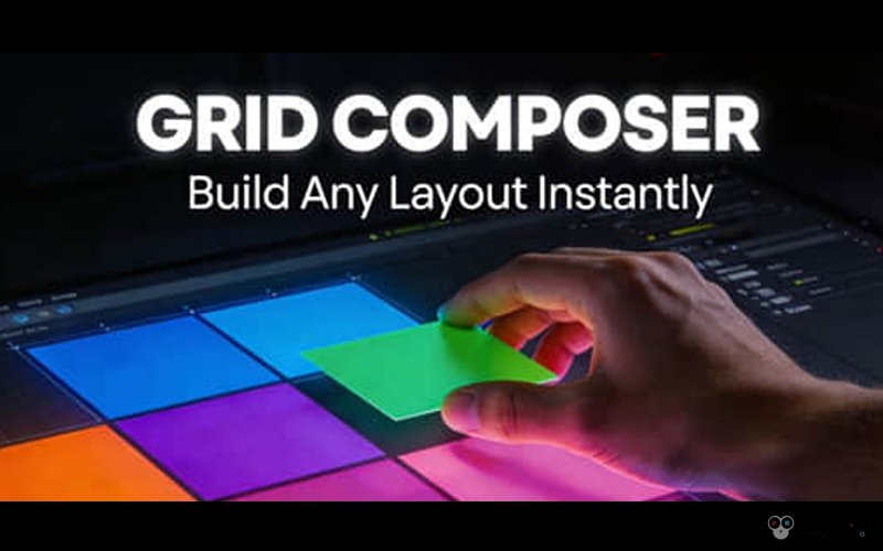 【AE脚本】视觉分屏网格布局脚本 Grid Composer V1.2.2 + 使用教程
