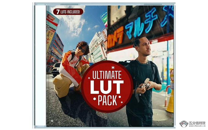 油管大神Gakuyen电影感调色包发布，含7种风格+LUT+音效！